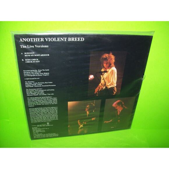 A Split Second ‎Another Violent Breed Live Vinyl 12" EP Record SEALED 1989 Synth - Picture 2 of 5